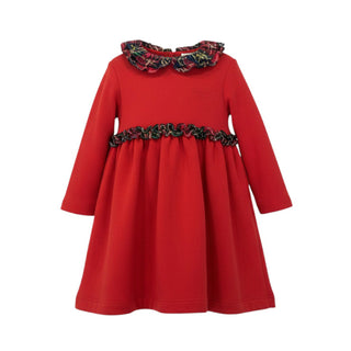 Il Gufo Vestina In Cotone Con Dettagli Tartan A19VL362M0093