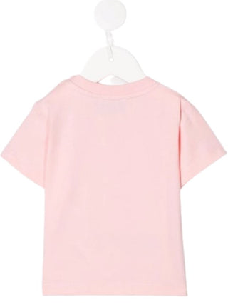 Moschino T-Shirt mit Rundhalsausschnitt und MUM02X-Logo und -Symbol