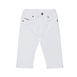 Diesel Jeans In Denim Bianco Per Neonati K00312-KXBR6-K100