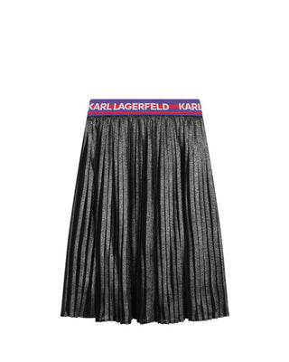 Karl Lagerfeld Gonna plissettata da bambina Z30196