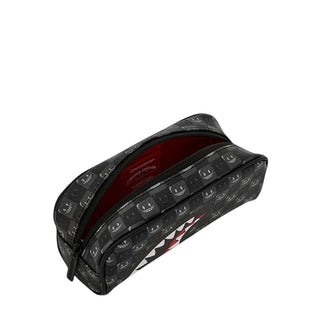 SPRAYGROUND Astuccio SHARKS IN PARIS WTF BUBBLY BLACK CHECK 910B9316NSZ