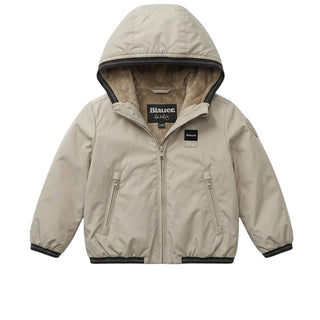 Blauer Giubbino Beige Con Cappuccio 26WBBXC02299-902 Edith Per Neonato