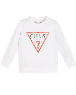 Guess Felpa girocollo in cotone con logo N73Q10KAUG0