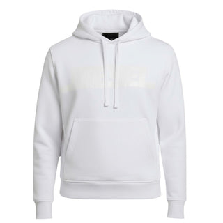 Diesel Felpa bianca con cappuccio e logo A16979-RIAJH-100