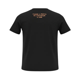 Blauer T-shirt Nera Con Stampa Per Bambino 26SBLKH02513-999