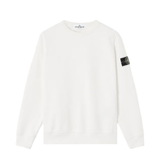 Stone Island Felpa girocollo in cotone con Compass K2S166100001