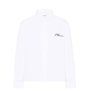 Philipp Plein Camicia In Popeline S6PHJBSI248 Con Logo
