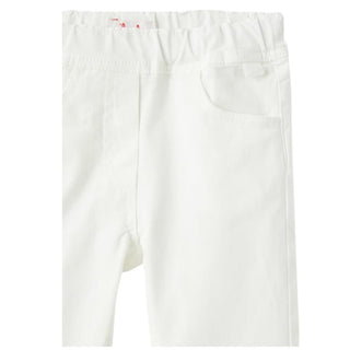 Il Gufo Pantaloni a zampa in cotone da bambina P24PL375C6034J