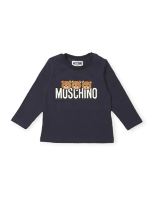 Moschino T-Shirt mit Rundhalsausschnitt und MOO000-Aufdruck