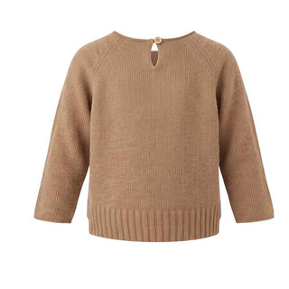 Maperò Maglia Color Cammello In Misto Lana M34368/440 Per Neonata