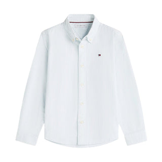 Tommy Hilfiger Camicia A Righe Oxford Essential KB0KB10192-C10J Per Bambino
