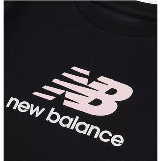 New Balance T-shirt Nera Con Stampa LAKG0246-BK034 Per Bambina