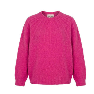 Doudou Maglia Fucsia In Misto Lana Per Bambina DV9A50-W0137