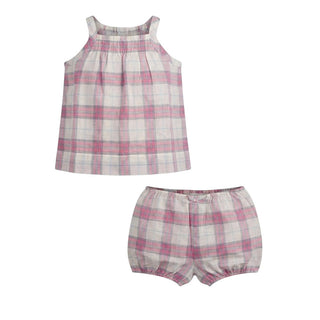 Burberry Completo In Cotone Vintage Check Per Neonata 4072111