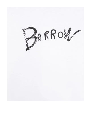 Barrow T-shirt cropped con logo S5BKJGTH149