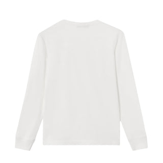 Stone Island T-shirt in jersey a maniche lunghe con Compass K2S162100003