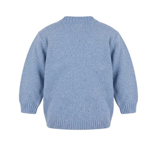 J.o Milano Cardigan Azzurro In Misto Cashmere 2663Z3 Per Neonato