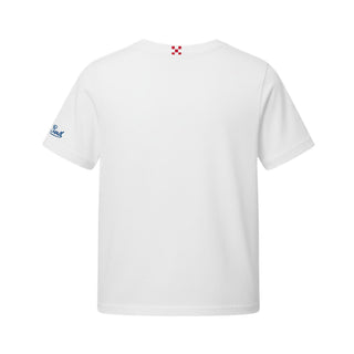 Mc2 Saint Barth T-shirt Bianca Portofino Jr Con Patch POT0002/02180L Per Bambino