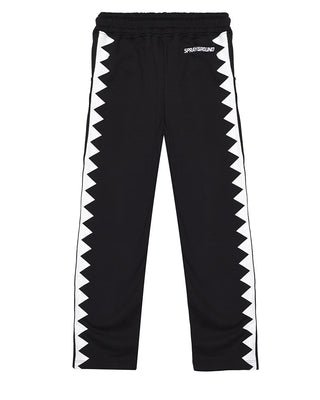 SPRAYGROUND Pantaloni jogger neri in felpa con logo SPY1323G