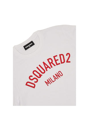 Dsquared2 Crewneck T-shirt with logo and print DQ1983-D00MV
