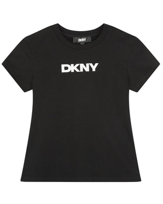 Dkny T-shirt a maniche corte con logo frontale D62036