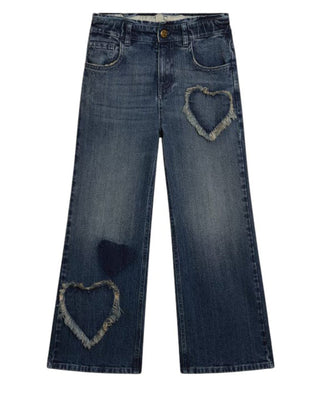 Golden Goose Jeans a palazzo da bambina GKP01605