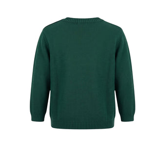 Coccodè Maglia Girocollo Verde In Misto Lana C64695/39 Per Neonato