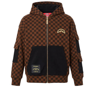 SPRAYGROUND Felpa Con Zip E Cappuccio SPY1493G Per Bambini