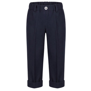 J.o Milano Pantaloni Blu In Misto Lana 2664A3/1J Per Bambino