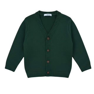 Dottor Kids Maglia Cardigan in misto lana da neonato DK14