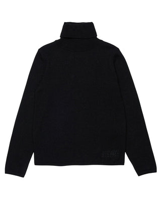 Maison Margiela Maglia Dolcevita in misto lana con logo M60884-MM06Q