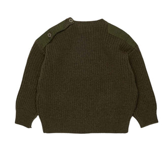 Dsquared2 Maglia Verde In Misto Lana DQ3493-D0AJD-DQ558 Per Neonato
