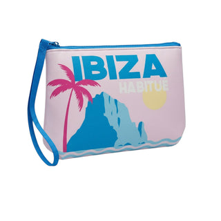 Mc2 Saint Barth Pochette Aline In Scuba Con Stampa Cartolina Ibiza ALIN001/07488L