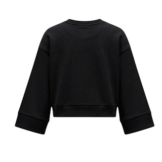 Moncler Felpa Cropped Con Logo Per Bambina 8G00001899PS