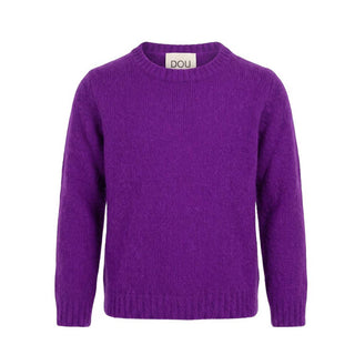 Doudou Maglia Girocollo In Misto Lana E Angora Per Bambina MA627030
