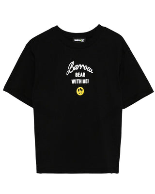 Barrow T-shirt a maniche corte con logo e smile F5BKJGTH133