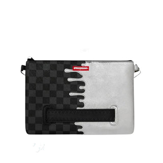 SPRAYGROUND Pochette SILVER SIDE DRIP CHECK 910B8929NSZ