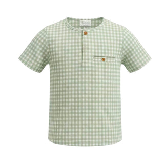 BLOOM Camicia A Quadri In Misto Cotone Per Bambino 133002