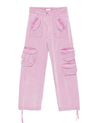 Lù:Lù Pantaloni cargo in velluto a coste LL3212