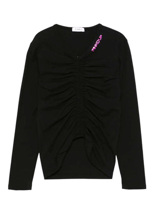 Pinko T-shirt a maniche lunghe con logo F4PIJGTH037