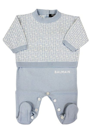 Balmain Playsuit bs0a510 mit Knöpfen hinten