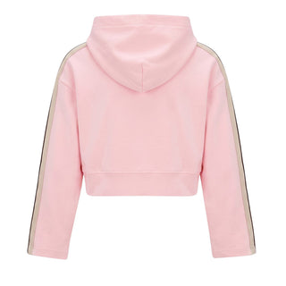 Palm Angels Felpa Cropped Rosa F6PAJGHS039/042 Per Bambina