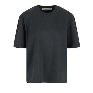Golden Goose T-shirt Girocollo Nera Con Logo GUP01873.P001576.90456