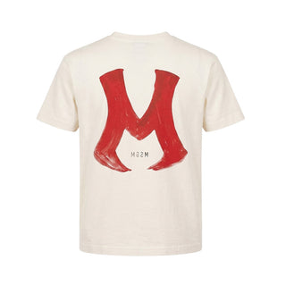 MSGM T-shirt Avorio Con Stampa F6MSJBTH273/013 Per Bambini