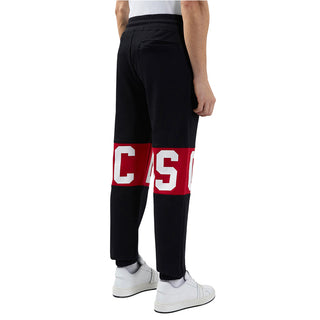 GCDS Pantaloni Joggers Neri Con Logo Z0MLQI209F004/999R Unisex