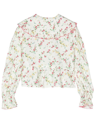 Philosophy Camicia avorio con volant PFCA027.0