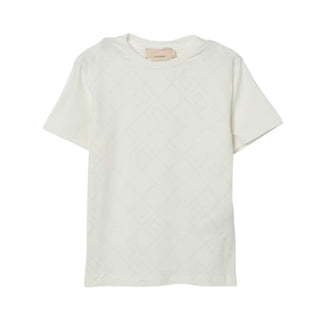 Elisabetta Franchi T-shirt in jersey a maniche corte con strass EFTS248.0