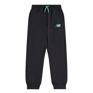 New Balance Tuta Nera In Cotone LAKB0322-BM078 Per Bambino