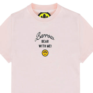 Barrow T-shirt a maniche corte con logo e smile F5BKJGTH133
