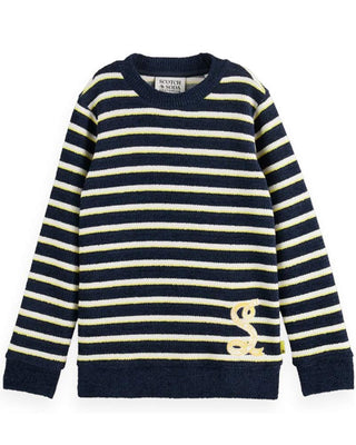 Scotch&Soda Maglia girocollo a righe 177835